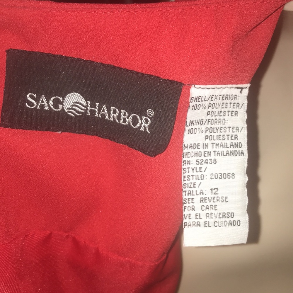 Sag Harbor cute red dress - Picture 5 of 6